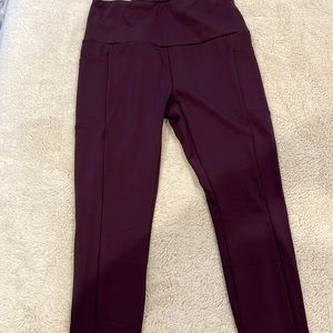 Reebok leggings in a beautiful eggplant color